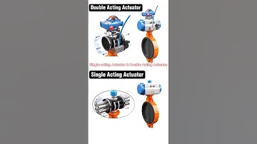 Working of Single Acting Actuator and Double Acting Actuator | Control Valve #InstrumentAcademy