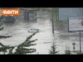 Потоп у Черкасах та області. Через потужну зливу машини плавали у воді