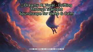 🌌 Dreamy AI Vocal - Drifting Through Starlight: Relaxing Soundscape for Sleep & Calm