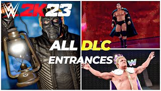 ALL DLC ENTRANCES & OUTROS - WWE 2K23 | PS5 (4K HDR/60FPS)
