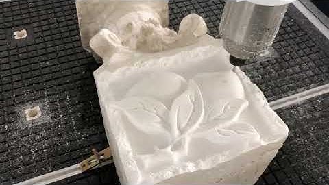 High height of Z axis CNC router machine with rotary for 3D foam carving