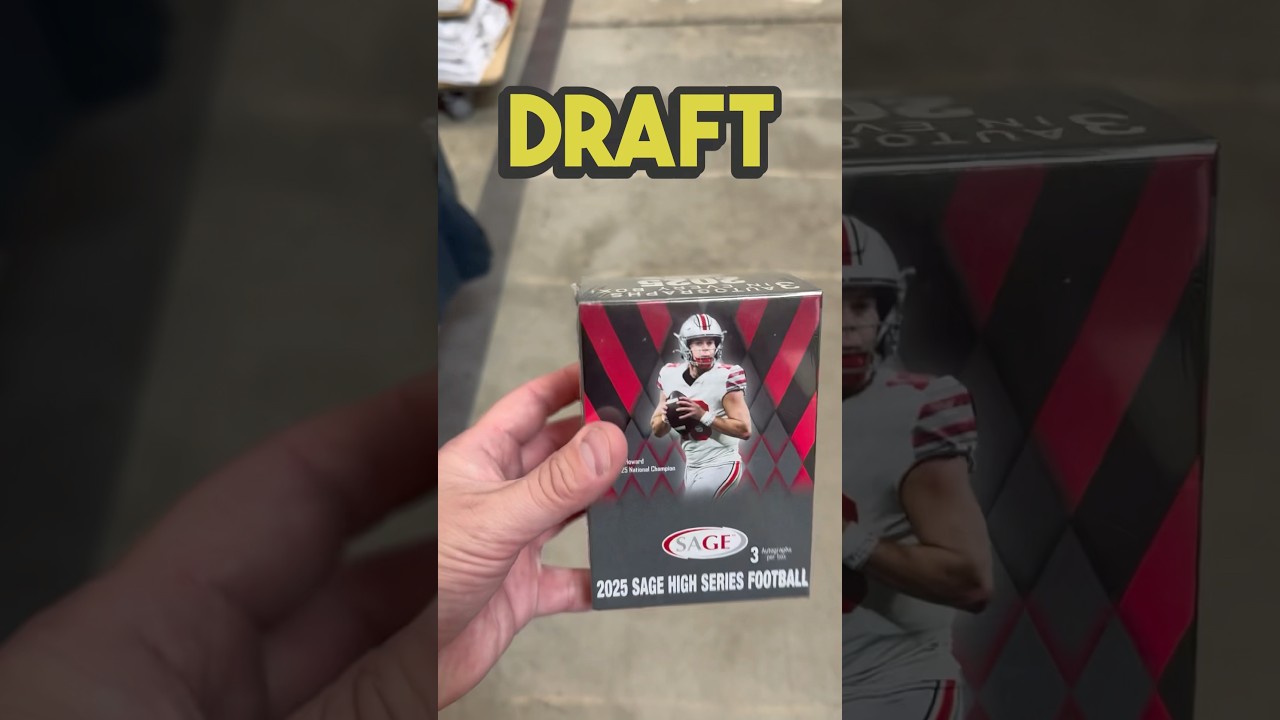 Let’s open a 2025 High Series Sage Football Blaster Box! #sportscards #packopening