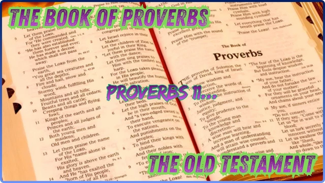 Audio Bible, Alexander Scourby Narrates. The Book of Proverbs 11 ...