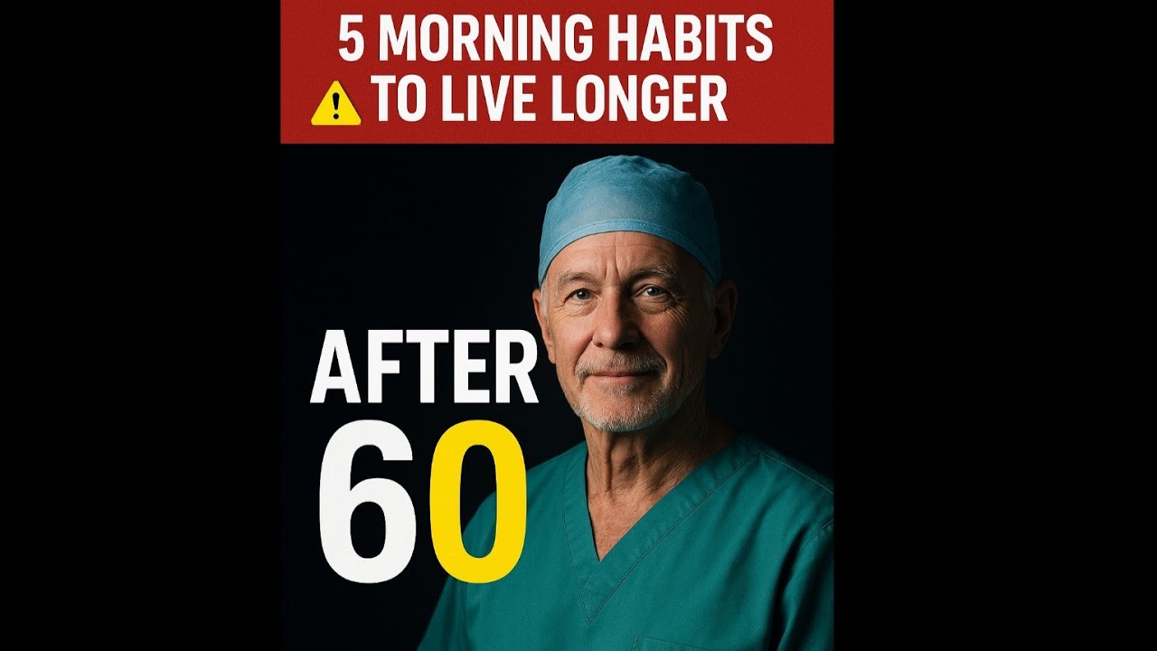 5 Morning Habits to Live Longer After 60 over?😱 - YouTube