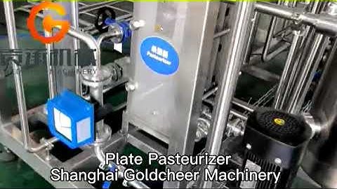 plate pasteurizer for juice, milk productio line