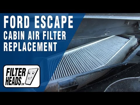Video: Har en 2012 Ford Escape ett kabinluftfilter?