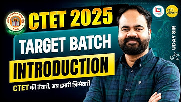 CTET July 2025 Best Live Batch by Himanshi Singh & Team | Introduction class by Uday Sir