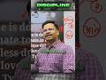 Life me discipline hona bahot jaruri hai ....lll #upscshorts #upsc #ias #ips #ytshorts #discipline