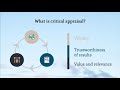 1  introduction to critical appraisal