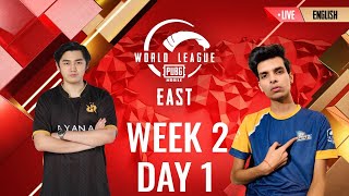 [EN] W2D1 - PMWL EAST - League Play | PUBG MOBILE World League Season Zero (2020)