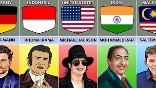 Male Legendary Singers From Different Countries