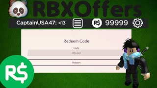 ALL NEW 3 ROBUX PROMO CODE FOR RBXOFFERS