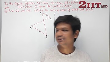 SIMILARITY Exercise 13.3 Q5 Class X ICSE | IIT  PB and QA are perpendiculars to the line segment AB.