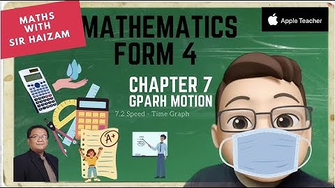 Form 4 Chapter 7: Graph of Motion (Speed-Time Graphs) PART 2 #mrsmchannel