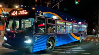 MTA Bus: 2023 New Flyer XD40 9273 on the Q104 at Queens Boulevard & 48th Street