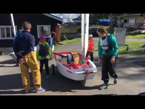 ⁣Vaasan Merenkyntäjien junioreiden purjehdusleiri 11.-14.6. 2018