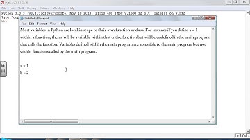 Python : #2 Variables