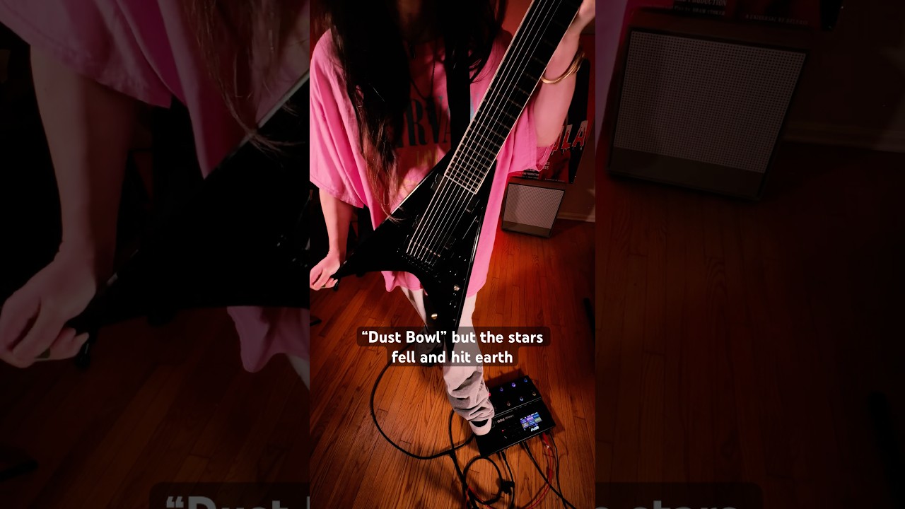 Ethel Cain “Dust Bowl” on 8 string guitar tuned to drop B0 💫