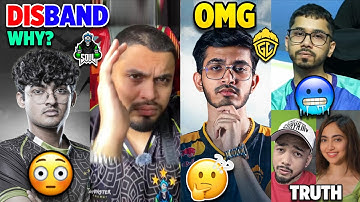 DISBAND Team SOUL Story - Goblin😳 All SHOCKED Reaction😱 GodLike vs EA Full Explained,BGMI,Admino,Tx