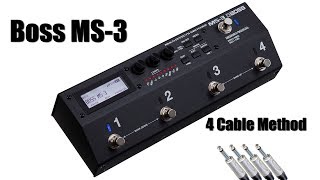 Boss Ms-3 - 4 Cable Method - How To