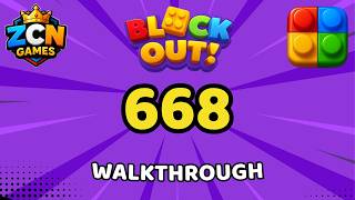 Block Out Level 668 Walkthrough | Full Solution