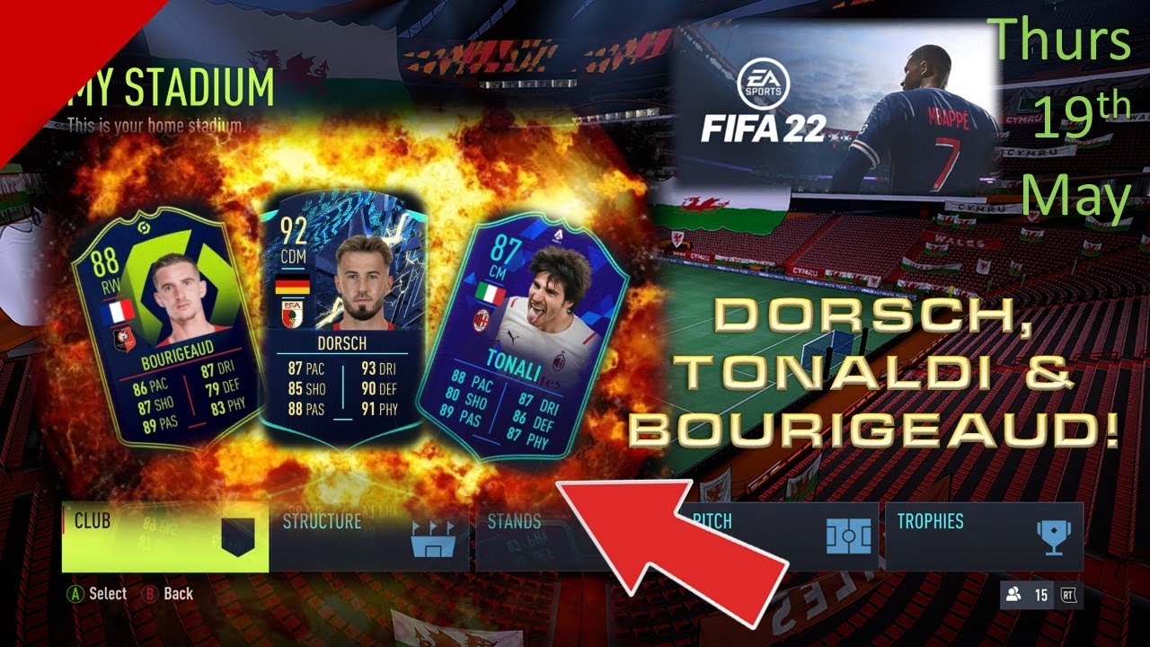 Fifa 22  |    Great Value Dorsch TOTS Moments SBC!  plus POTM Tonali and POTM Bourigeaud!