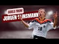 A few career goals from jurgen klinsmann