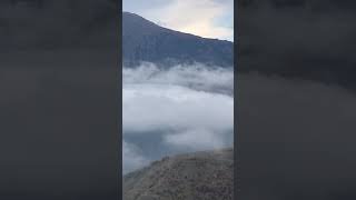 Georgia mountains in Clouds