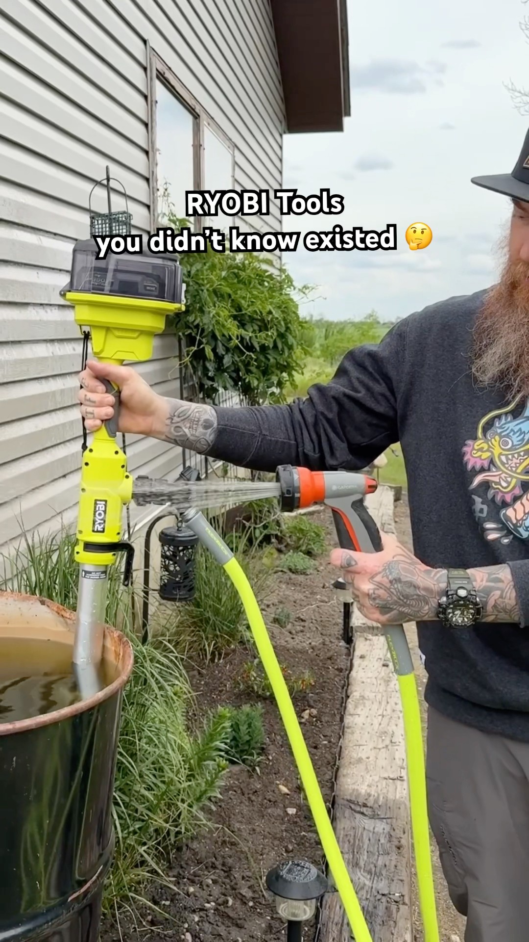 RYOBI 18V ONE+ Pole Pump - YouTube
