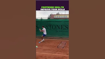 DRILL TO IMPROVE YOUR FOOTWORK #tennis #shorts