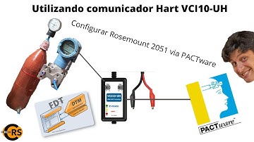 HART - Configuring a HART instrument via PACTware using the Vivace VCI10-UH.