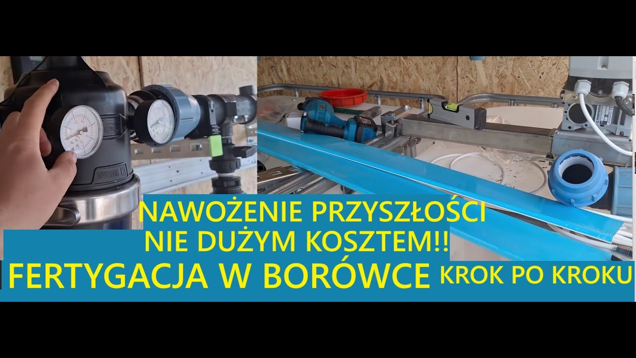Fertygacja W Borówce Krok Po Kroku Nie Dużym Kosztem !! Nawożenie Przyszłości Zaczynamy Przygodę !!!