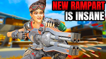 NEW RAMPART IS INSANE - SOLO MOVEMENT GAMEPLAY (Apex Legends Gameplay)