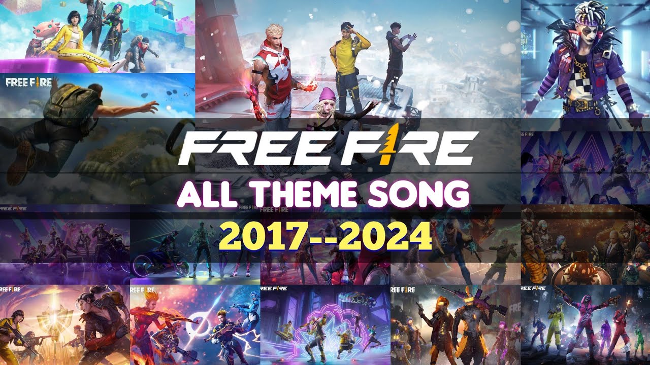 Free Fire All Theme Songs 2017   2024  OB42   Old to New Theme  HD
