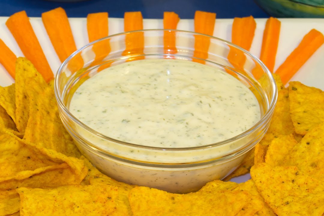 Salsa Ranch Dip o Ranch Dressing al Estilo Hidden Valley - YouTube