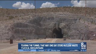 CBS takes rare tour of test tunnel under Yucca Mountain