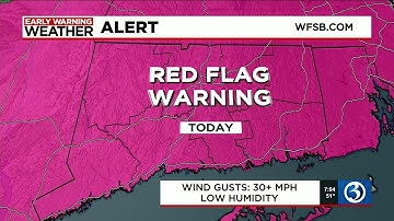 FORECAST: Red flag warning in effect on Good Friday; warm up next week