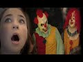 Chasing a Creepy Clown at Night Caught on Camera! Actual Footage