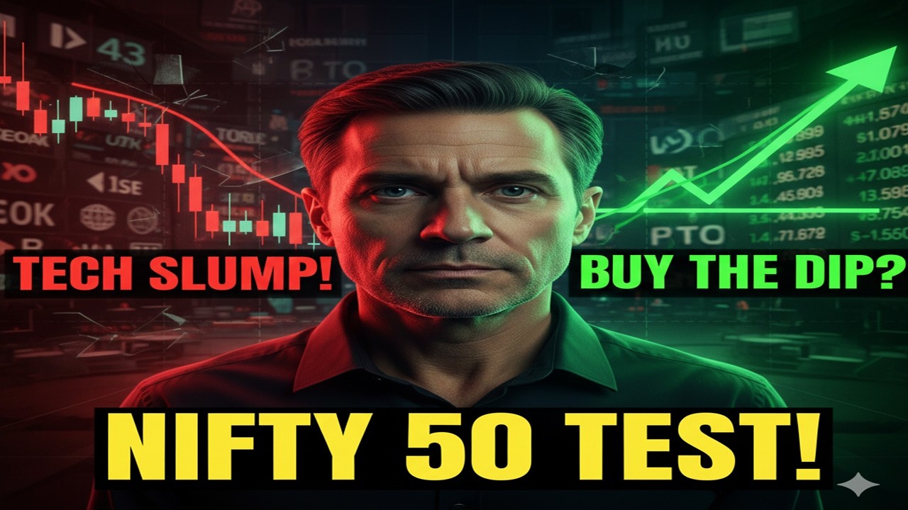 Nifty 50 Takes a CAUTIOUS Start Today Amid Tech Slump? 