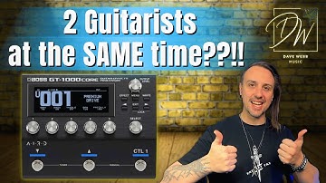 How To Run 2 Guitars AT THE SAME TIME In The GT-1000 Core