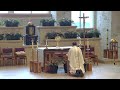 Solemnity of the most holy body and blood of christ sunday 02 2024 8am holy mass with fr samy