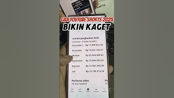 THIS IS THE SALARY FOR YOUTUBE SHORTS IN 2025 #shorts #youtubesalary #youtubetutorial