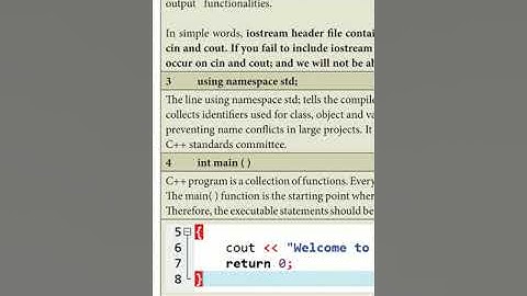 11th computer science || I/O Operator