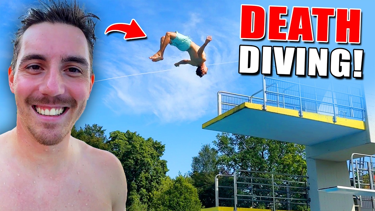 Ich lerne TURMSPRINGEN und DEATH DIVING TRICKS!💦