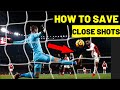 How to save close range shots  goalkeeper tips and tutorial  1v1 tutorial  shot stopping tutorial