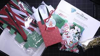 Hsn $7.50 Craft Cart Now Open! Diamond Press Mini Gift Card Giftbags Kit Review Tutorial! So Cute!