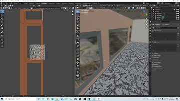 Blender Shop Structure Tutorial : Part 7 Texturing Part 2.#Blender #Unity #BlenderStructure.