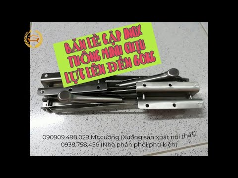 Video PHỤ KIỆN BẢN LỀ GẬP THÔNG MINH - CHỊU LỰC LÊN ĐẾN 60KG - youtube