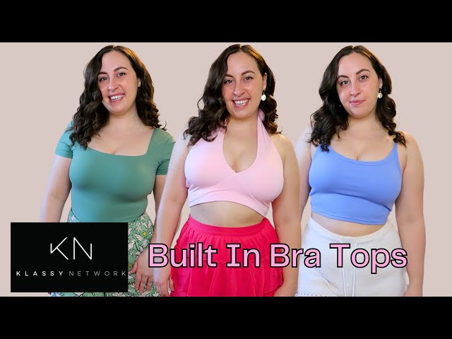 Go Braless with Bramis!, Built In Bra Tops for Larger Chests