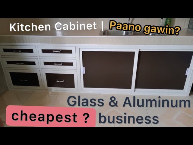 Murang Kitchen Cabinet Glass, Aluminum Cabinet Doors Philippines